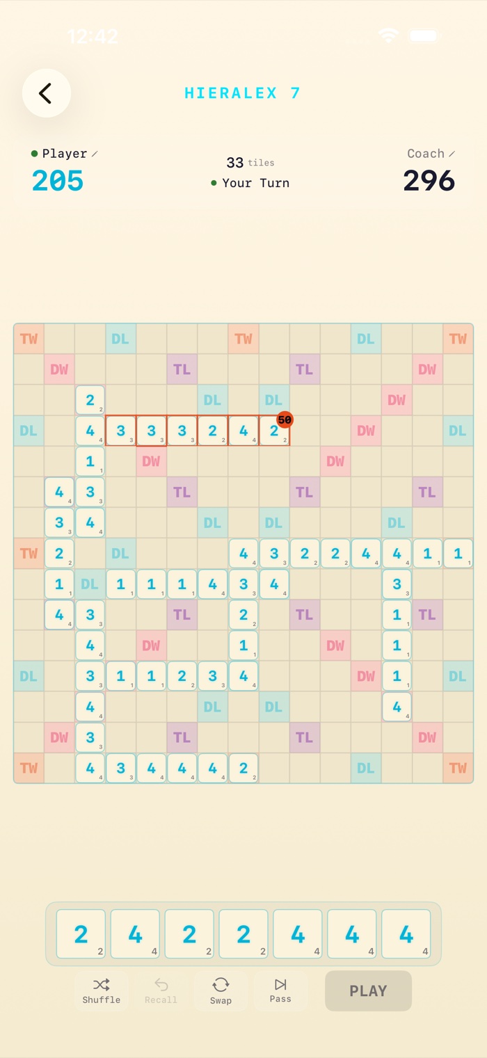 Hieralex 7 training mode